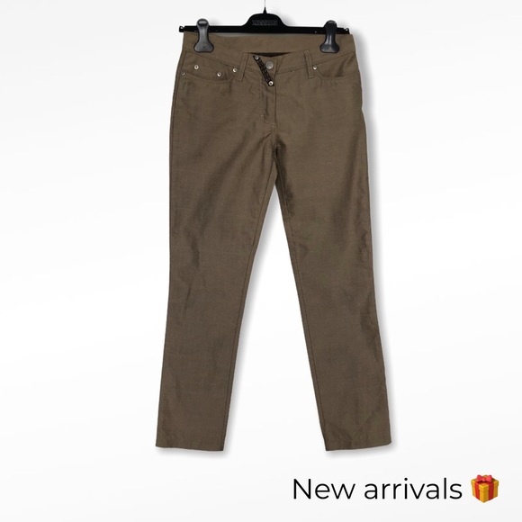 Fendi zucca logo jacquard pattern  jeans pants xs - Picture 3 of 9